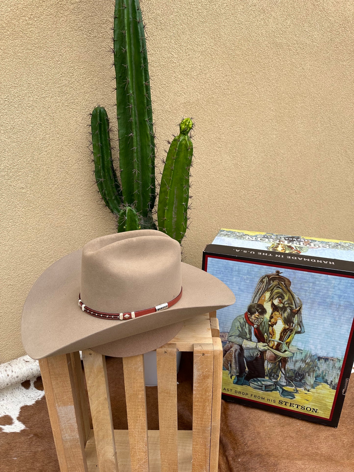 STETSON 6X “Monterey” Fawn Felt Hat