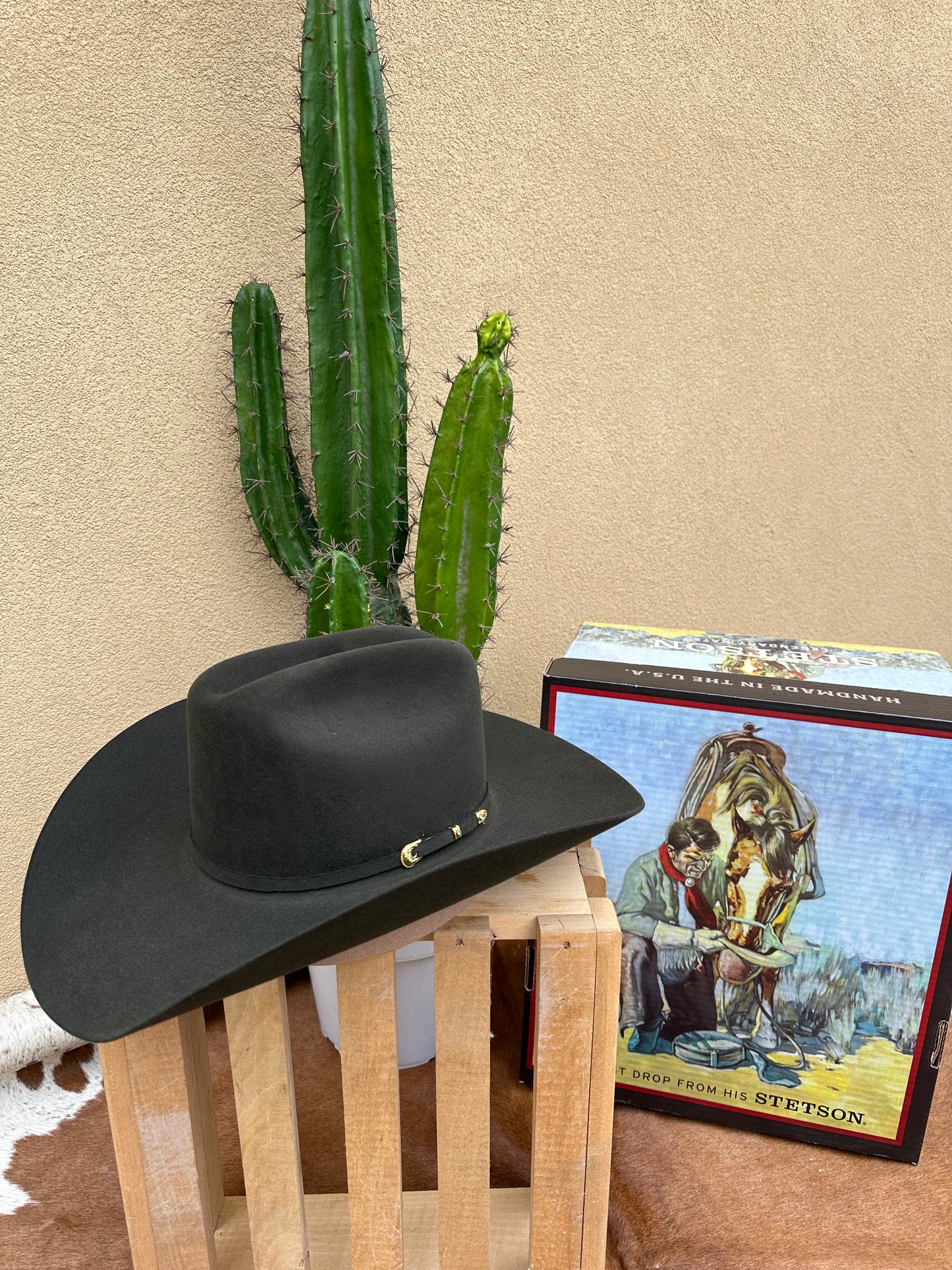 STETSON 6X “MUNFORD” Sage Felt Hat