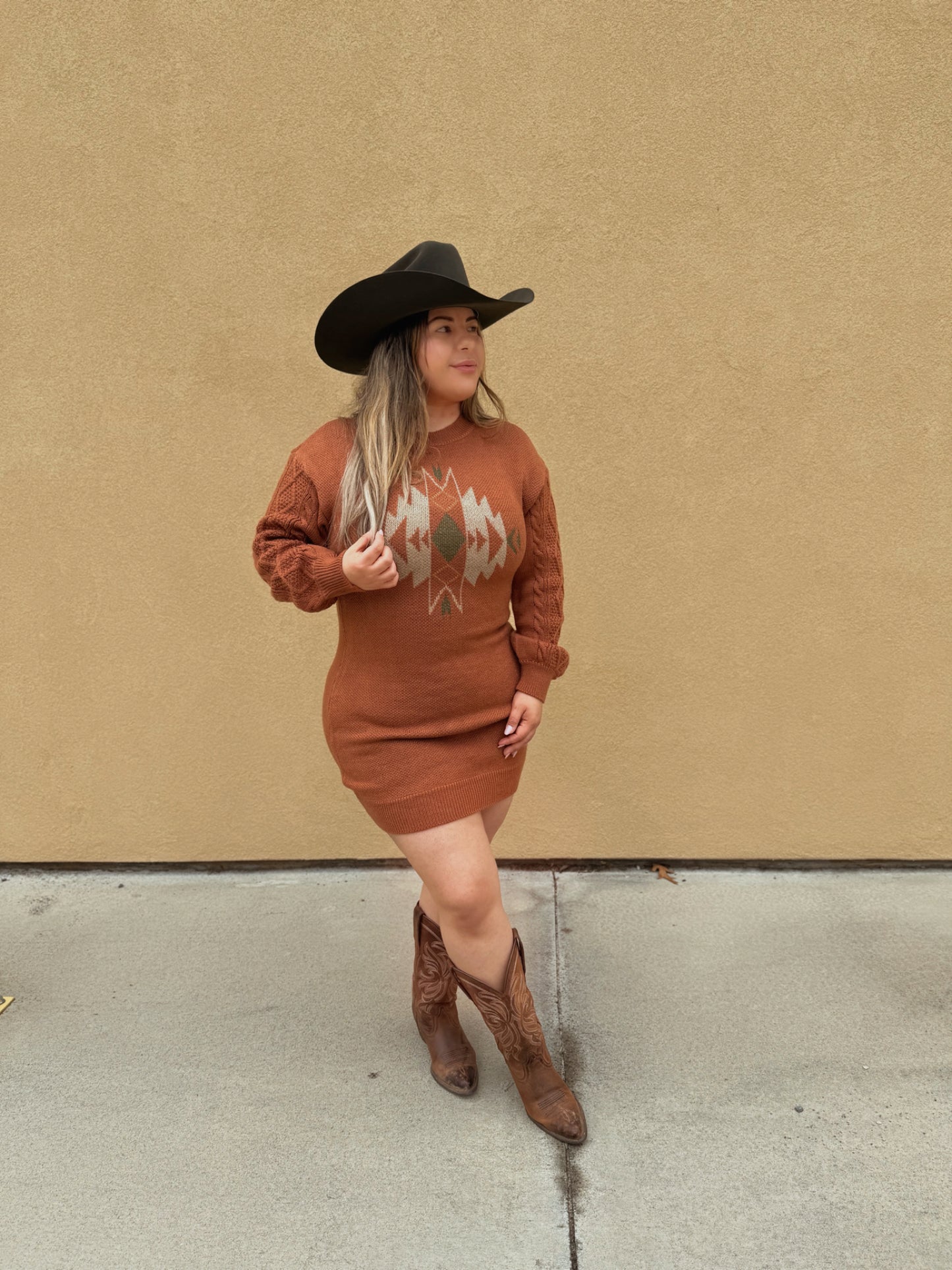 Rock & Roll Women's Cowgirl Sweater Dress - BWD2R07829