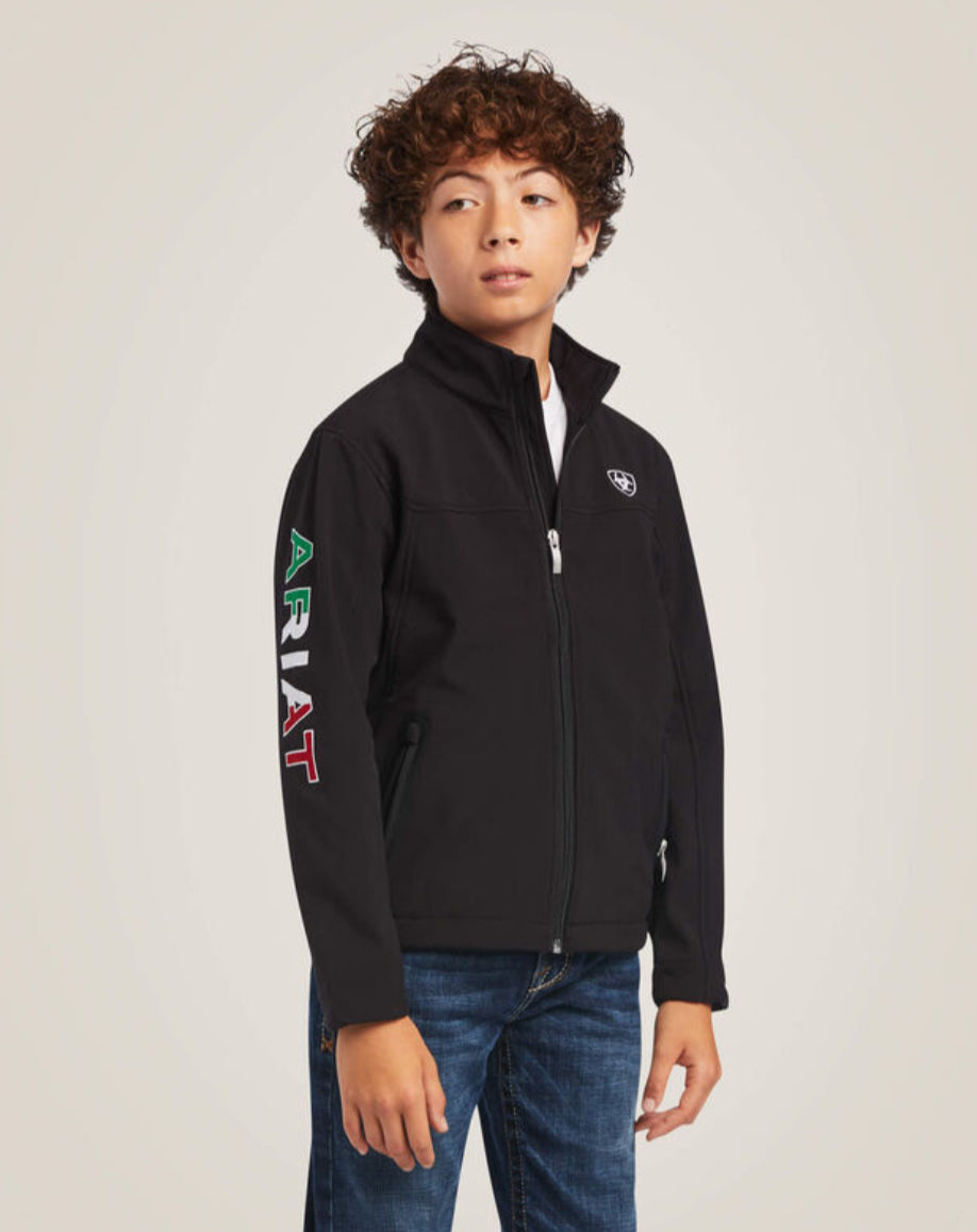 ARIAT ”NEW TEAM SOFTSHELL MEXICO” KIDS/UNISEX JACKET