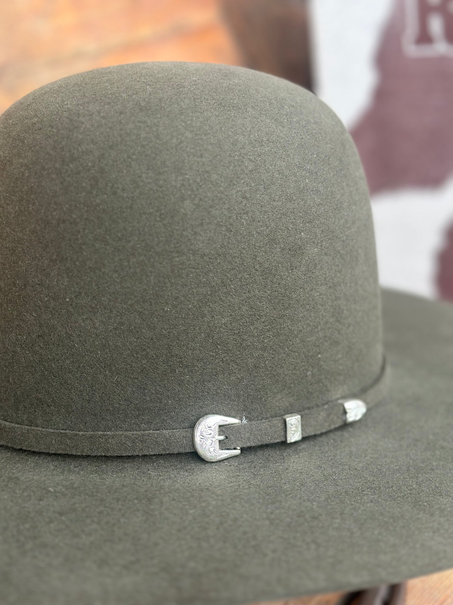 RESISTOL “SAGE” 6X MIDNIGHT FUR FELT COWBOY HAT