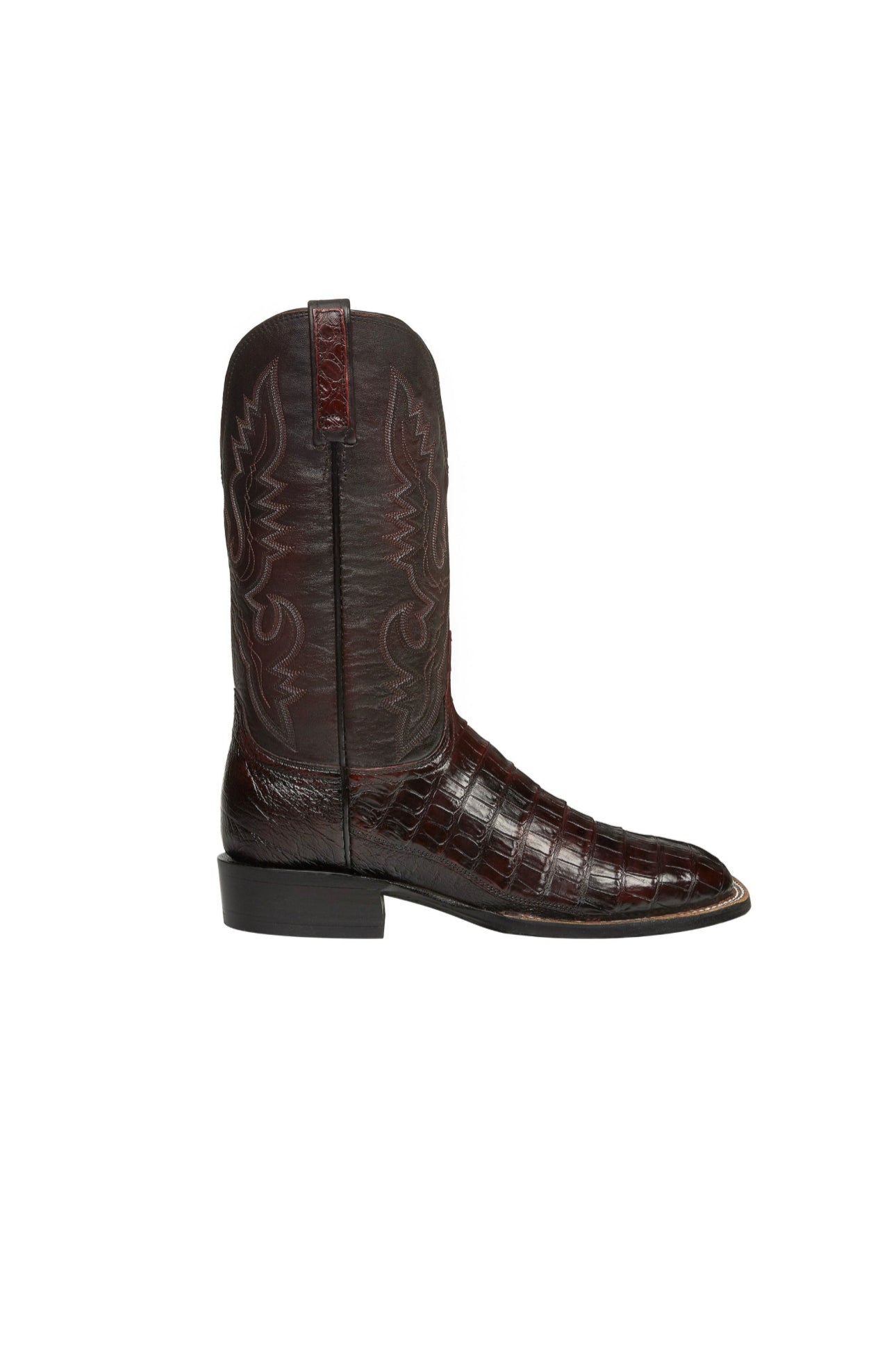 LUCCHESE “TRENT” Caiman/SM Ostrich Boots