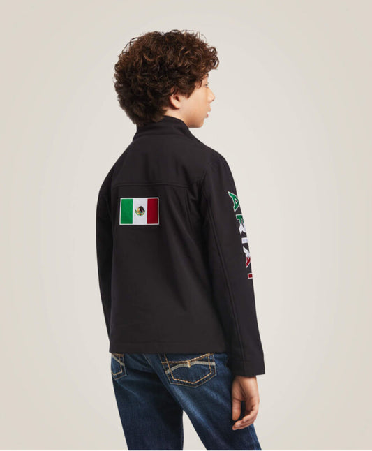 ARIAT ”NEW TEAM SOFTSHELL MEXICO” KIDS/UNISEX JACKET