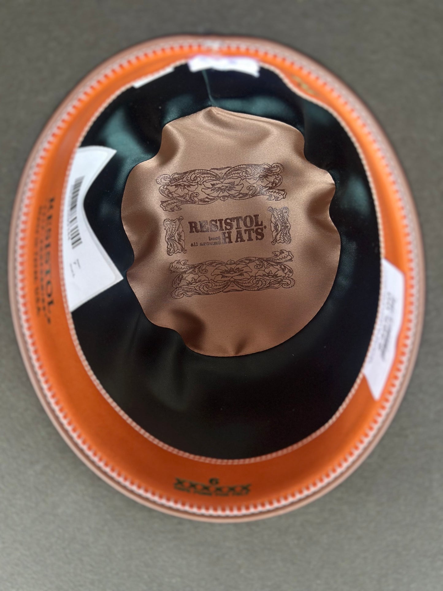 RESISTOL “SAGE” 6X MIDNIGHT FUR FELT COWBOY HAT