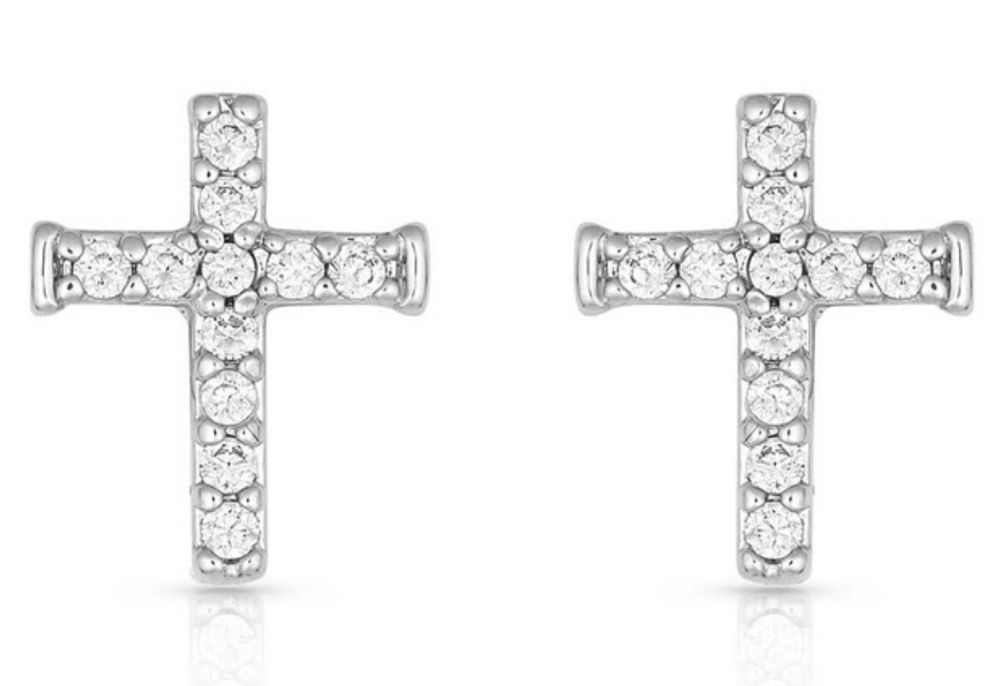 MONTANA SILVERSMITHS QUIET FAITH CRYSTAL CROSS - ER1510