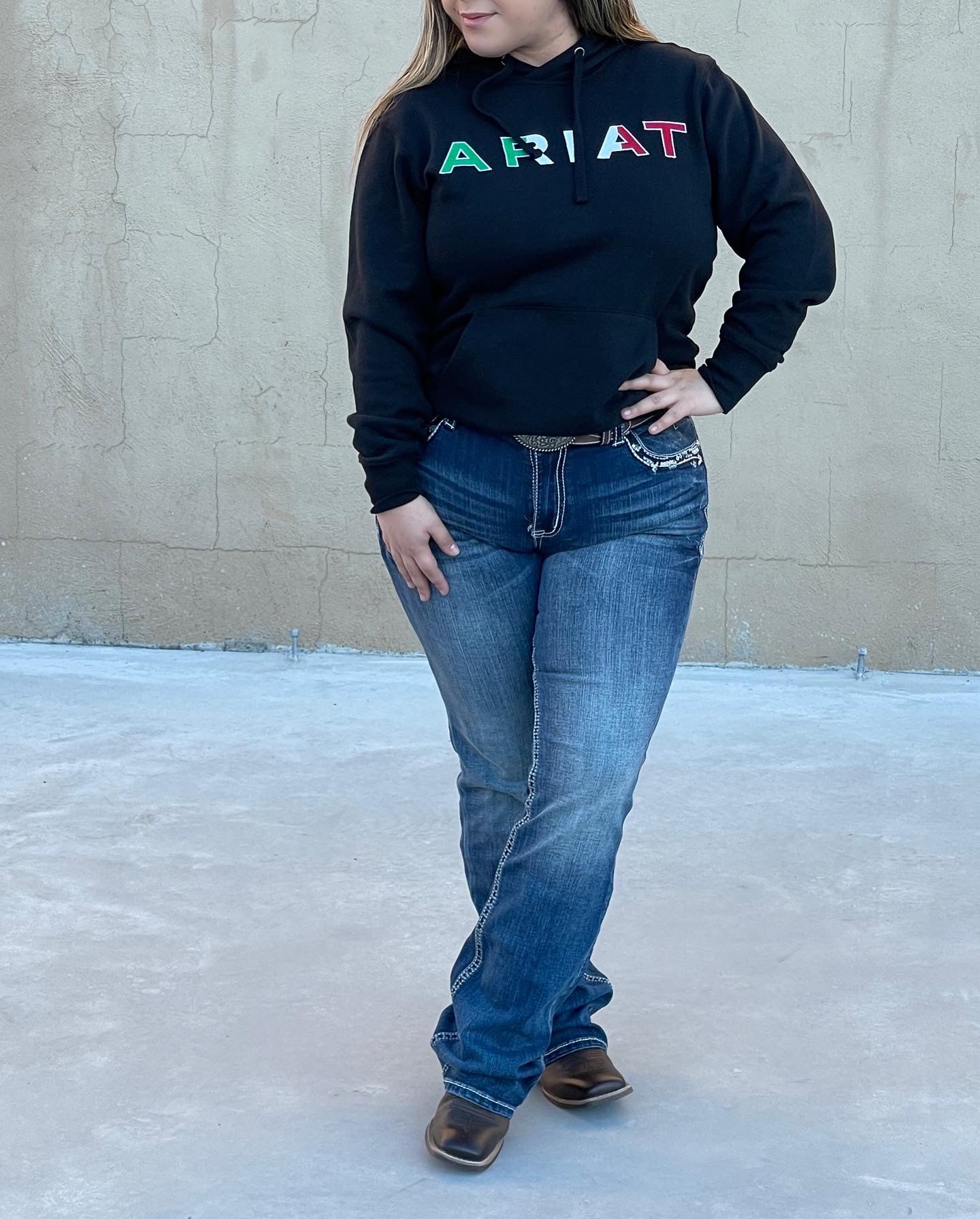 Ariat Women's Mexico Logo Hoodie- 10038930