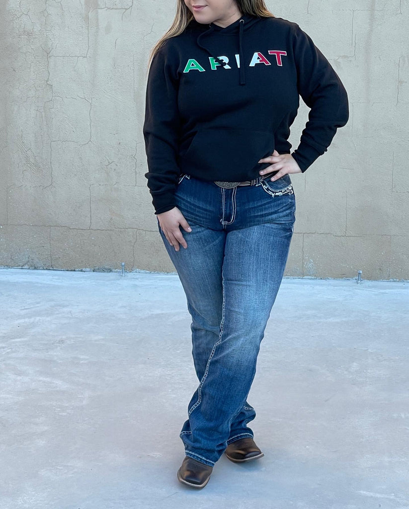 Ariat Women's Mexico Logo Hoodie- 10038930