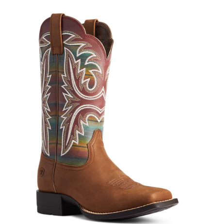 Ariat Ladies Lonestar Ridge Tan & Old Muted Serape Boots 10038329