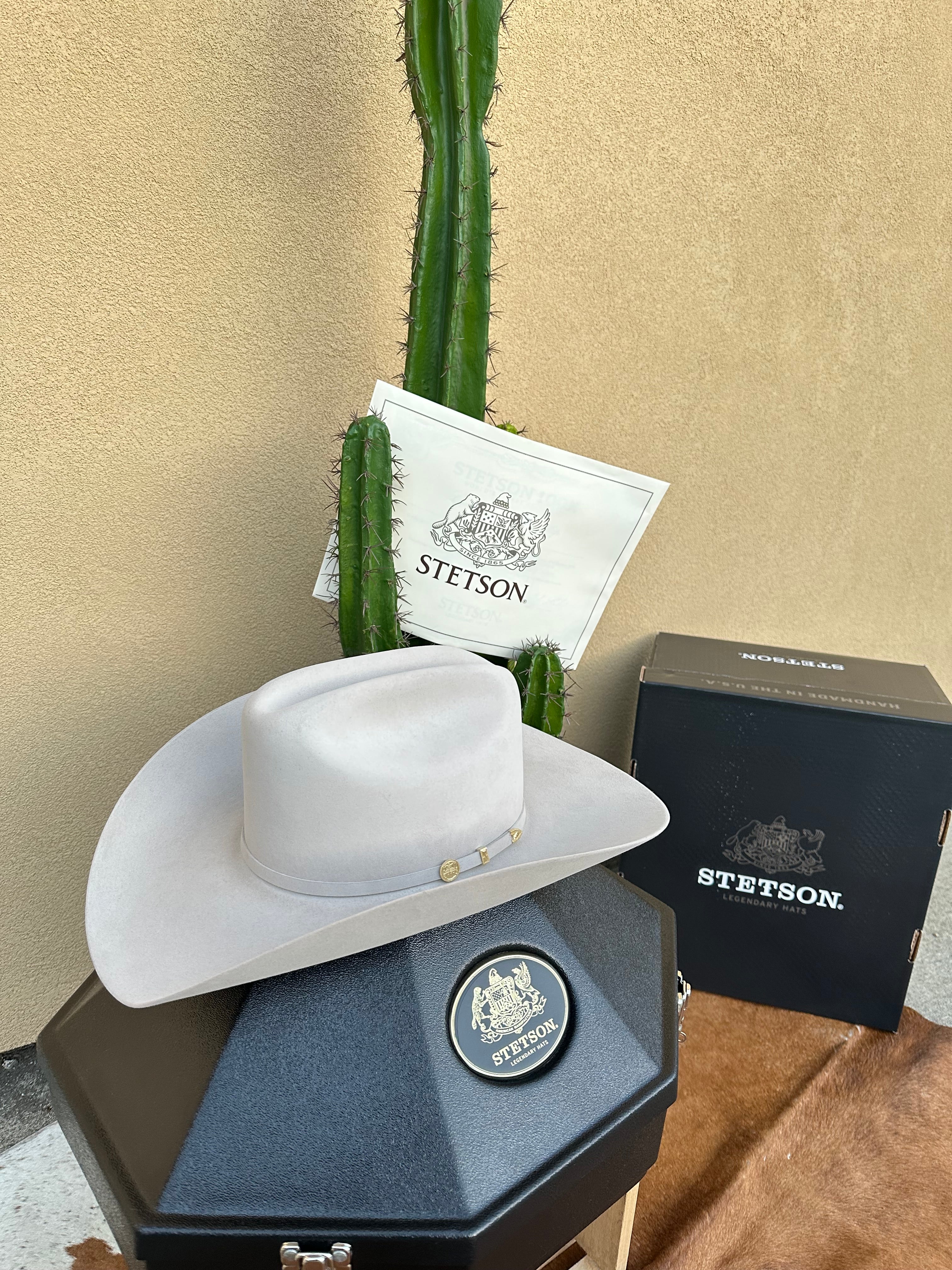 STETSON 100X - EL PRESIDENTE - Silverbelly Felt Hat