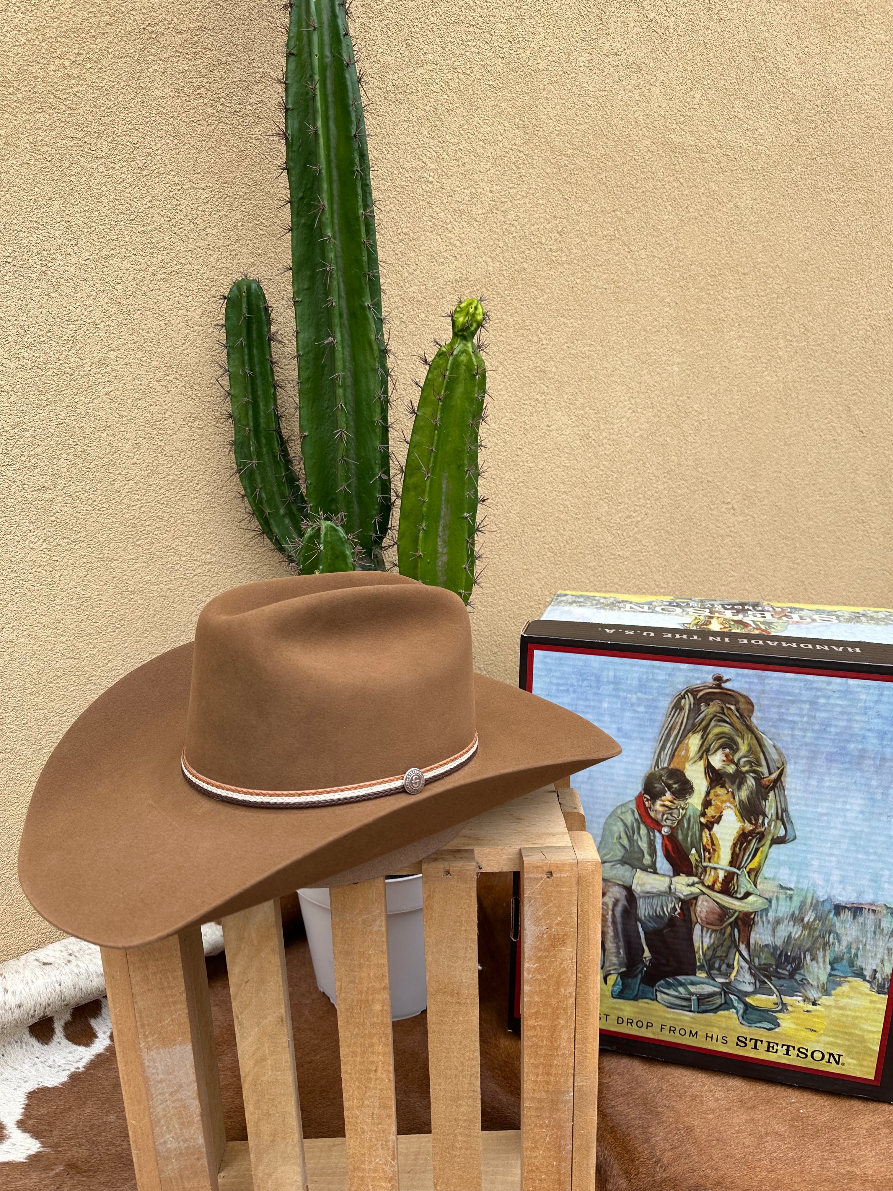 STETSON 6X - HOBBS - Chestnut Felt Hat