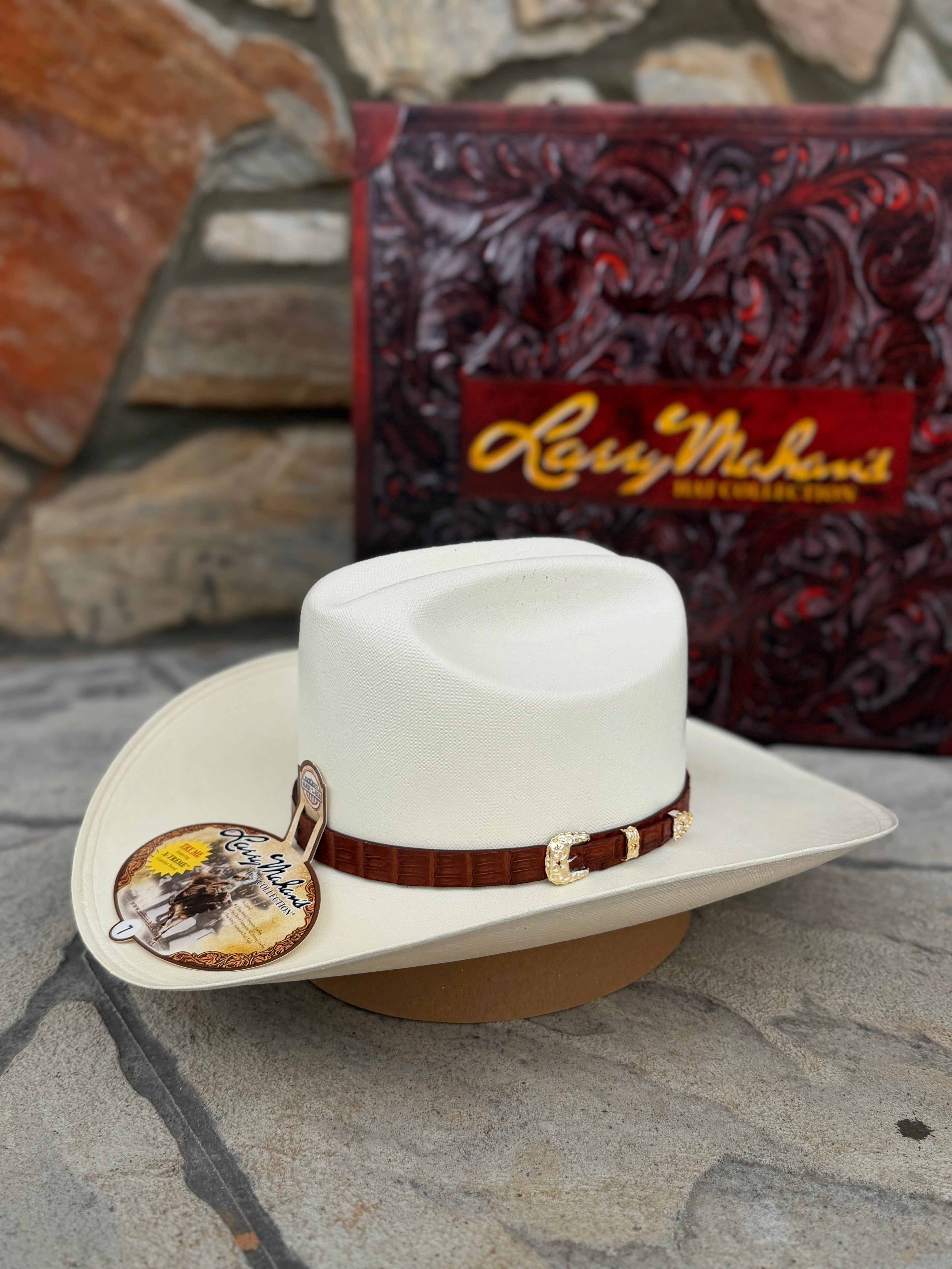 LARRY MAHAN 1000X PREMIER SHANTUNG STRAW HAT (4’)