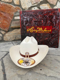 LARRY MAHAN 1000X PREMIER SHANTUNG STRAW HAT (4’)