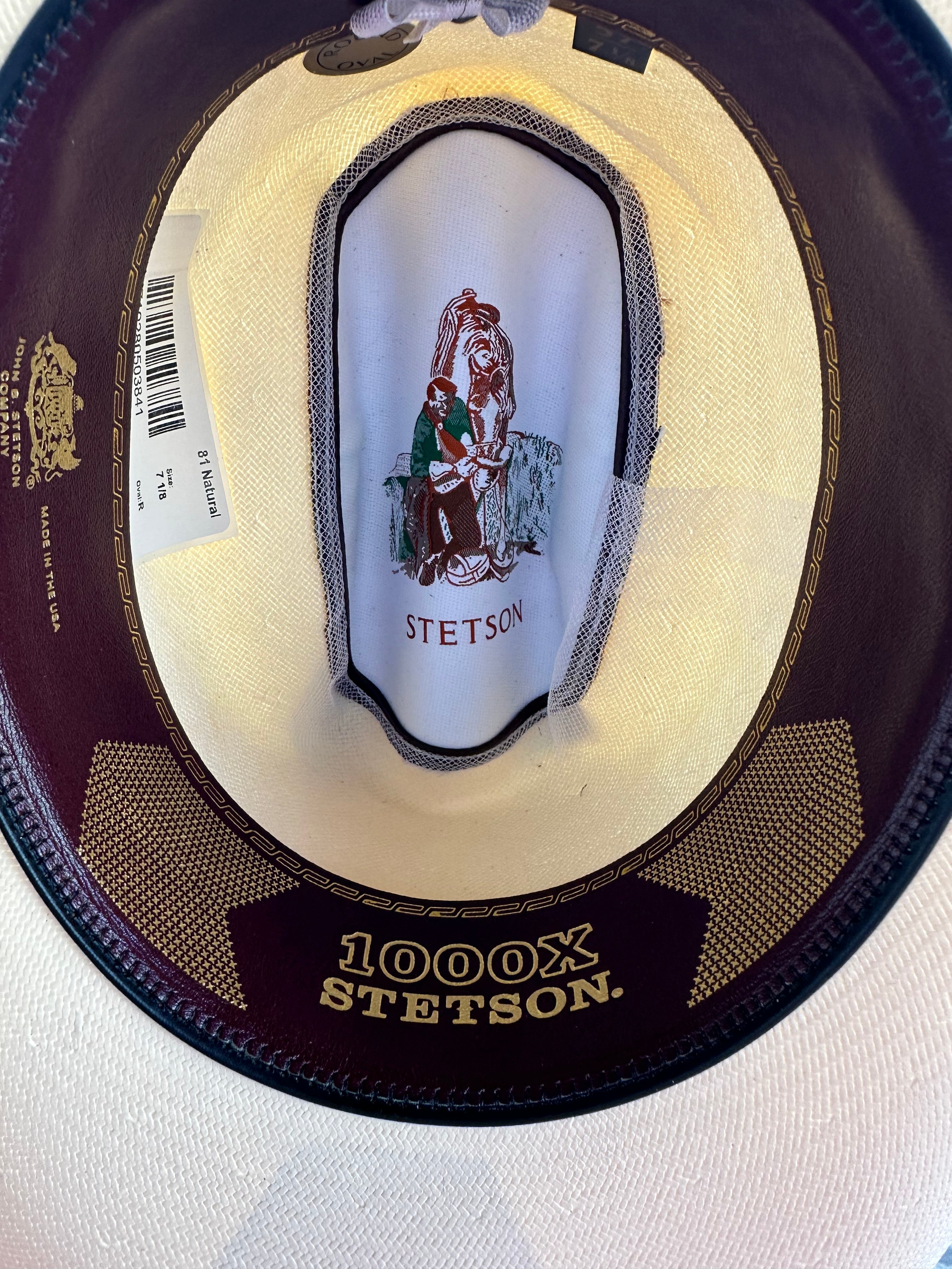 STETSON 1000X - EVILLA DE ORO - STRAW HAT