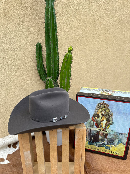 STETSON 6X “Skyline” ￼Granite Grey Felt Hat