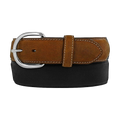 JUSTIN BLACK & BROWN BELT - 53700