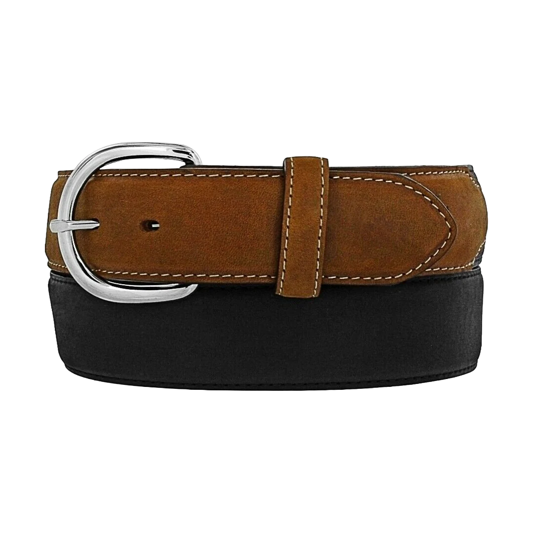 JUSTIN BLACK & BROWN BELT - 53700