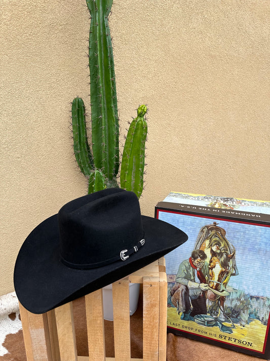 STETSON 6X “Skyline” Black Felt Hat