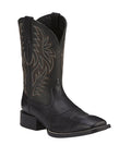 Ariat Men’s Black Sport Wide Square Toe Western Boot 10016292