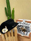 LARRY MAHAN 6X “REAL” Black Felt Hat