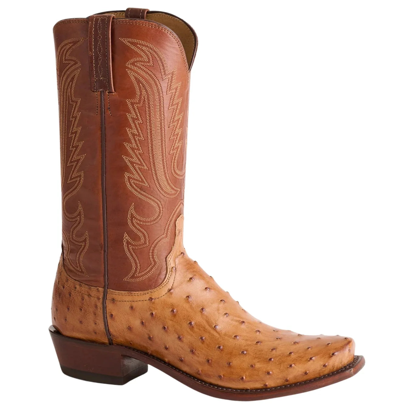 LUCCHESE Luke Barnwood FQ Ostrich Men's Boot