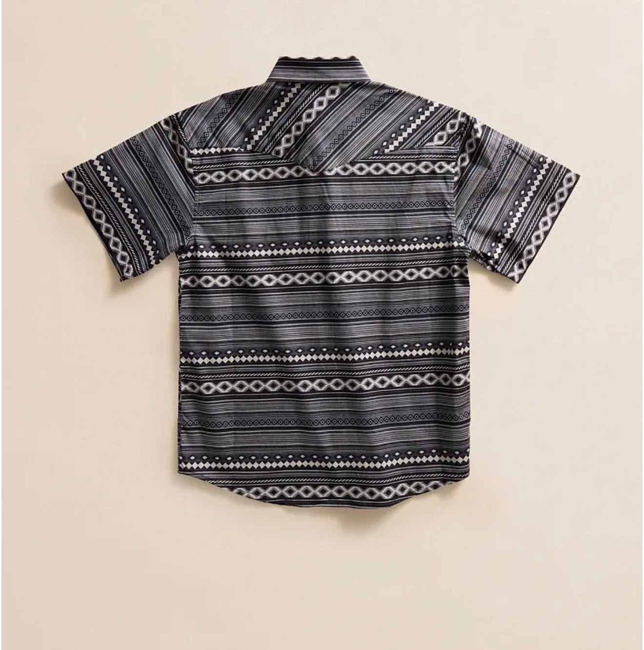 Rock & Roll Aztec Printed Snap Boys Shirt - BBN2S08301