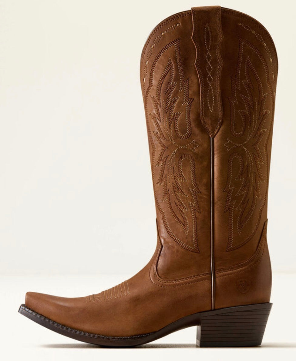 Heritage X Toe Elastic Wide Calf Western Boot -10036047