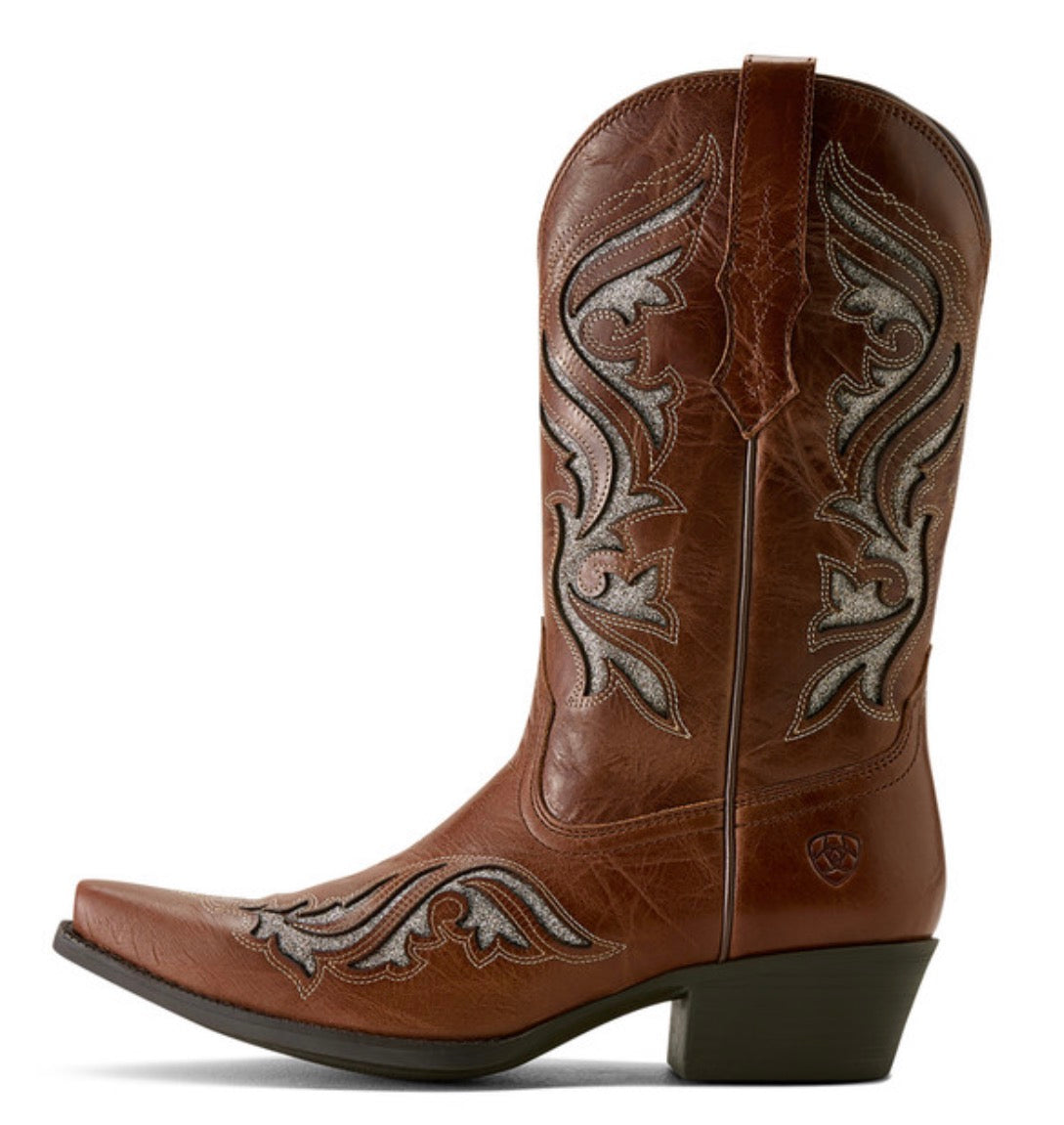 Heritage Bliss X Toe Western Boot - Dark Tan - 10063902