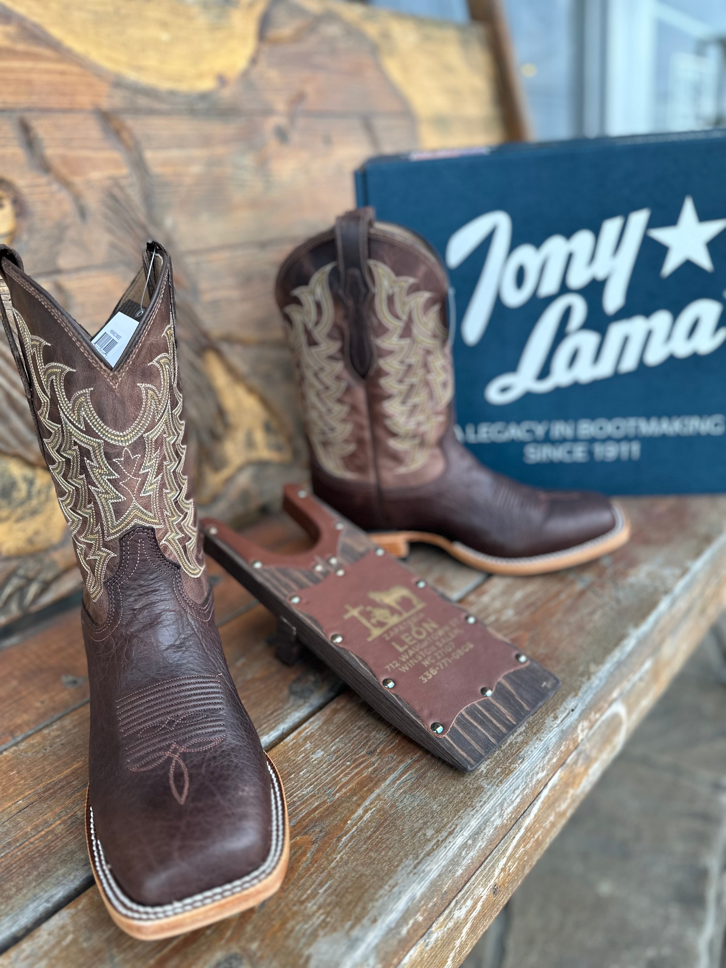 Tony Lama Boots “ALFREDO BROWN AMERICAN BISON” HE6402