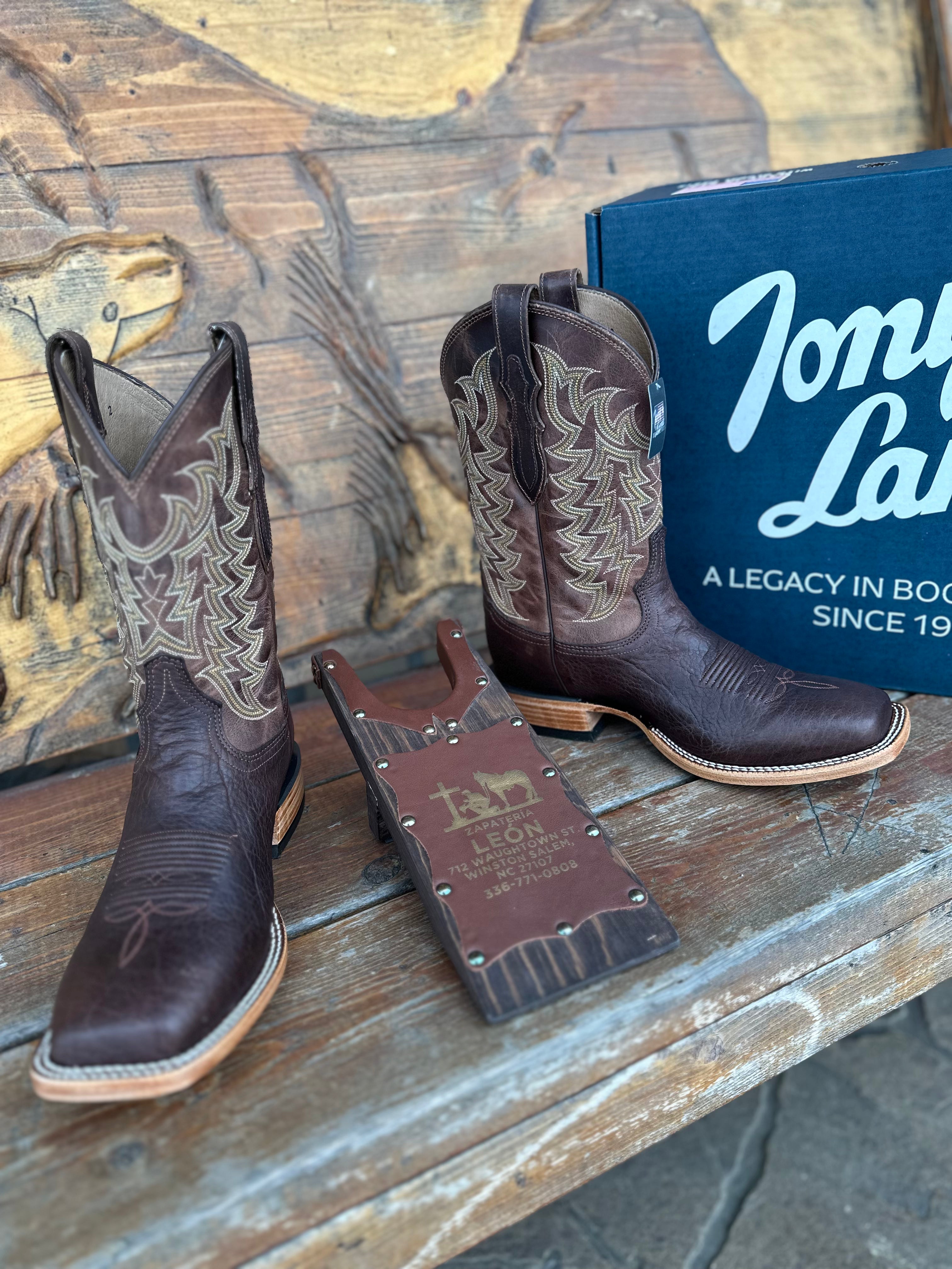 Tony Lama Boots “ALFREDO BROWN AMERICAN BISON” HE6402