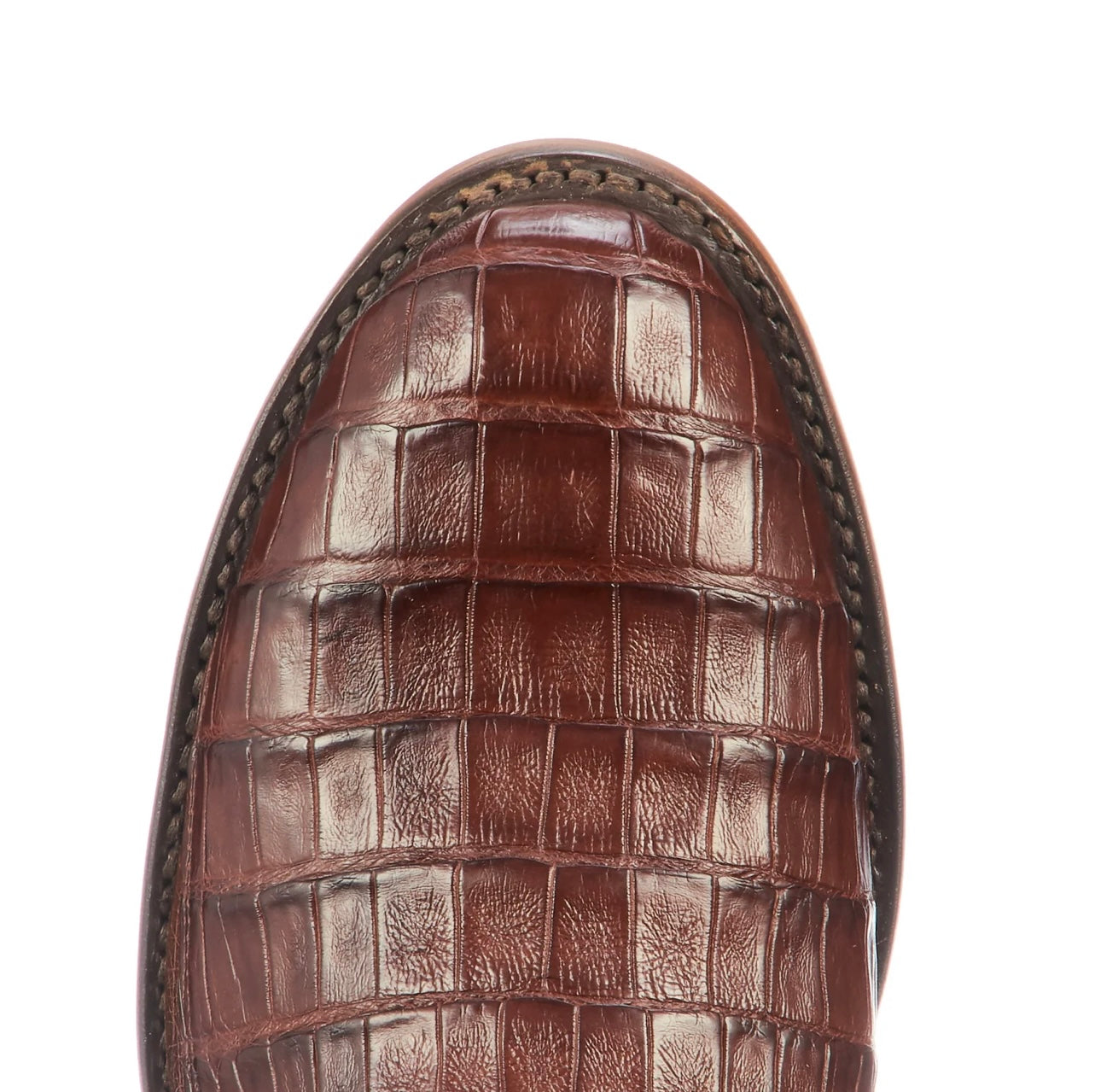 LUCCHESE “Gerard” Caiman/Sm Ostrich Roper Boots