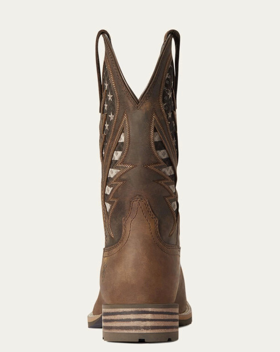 Hybrid VentTEK Western Boot - Distressed Brown - 10038340