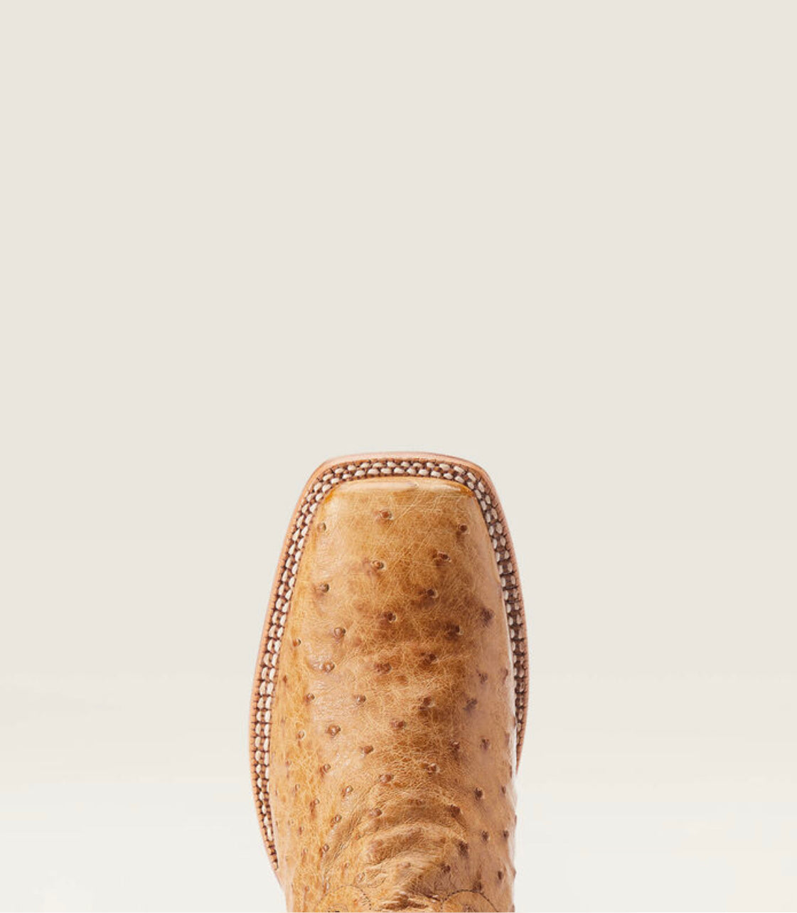ARIAT “ Broncy “ Antique Saddle Full Quill Ostrich Boots
