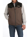 CINCH MEN’S - CONCEAL CARRY WOOL VEST - MWV1543011 BRN