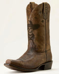 High Stepper Sendero Square Toe Western Boot - Stonewashed Brown - 10064049