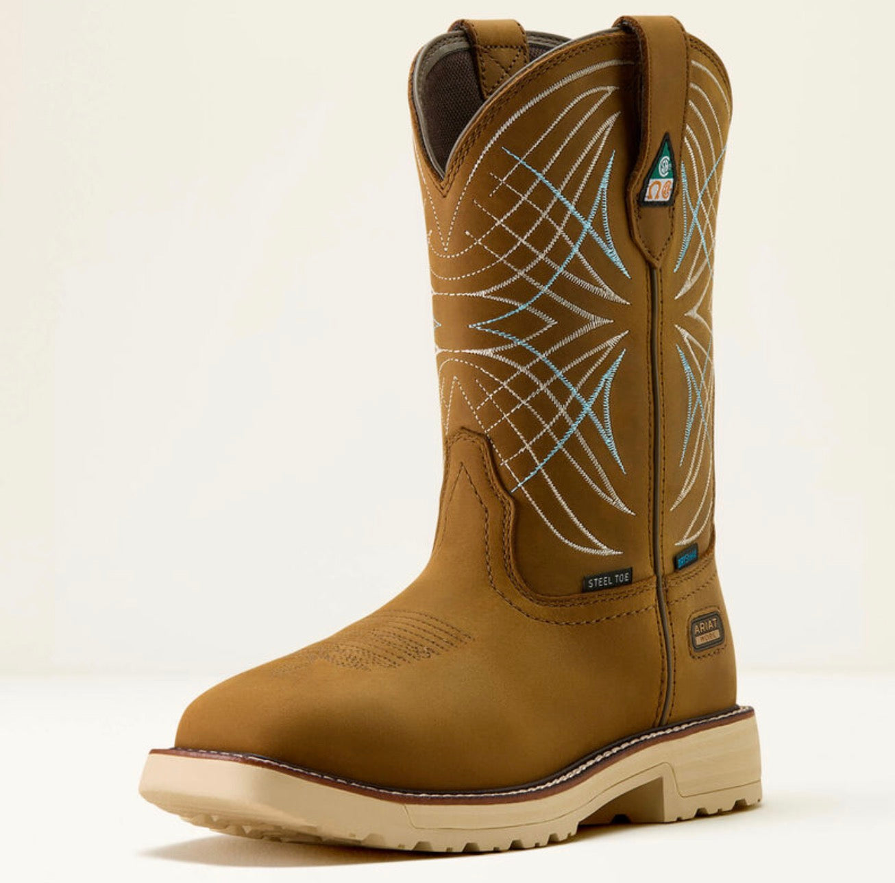 Activator CSA Waterproof Wide Square Toe Steel Toe Work Boot - Dusted Brown -10063856