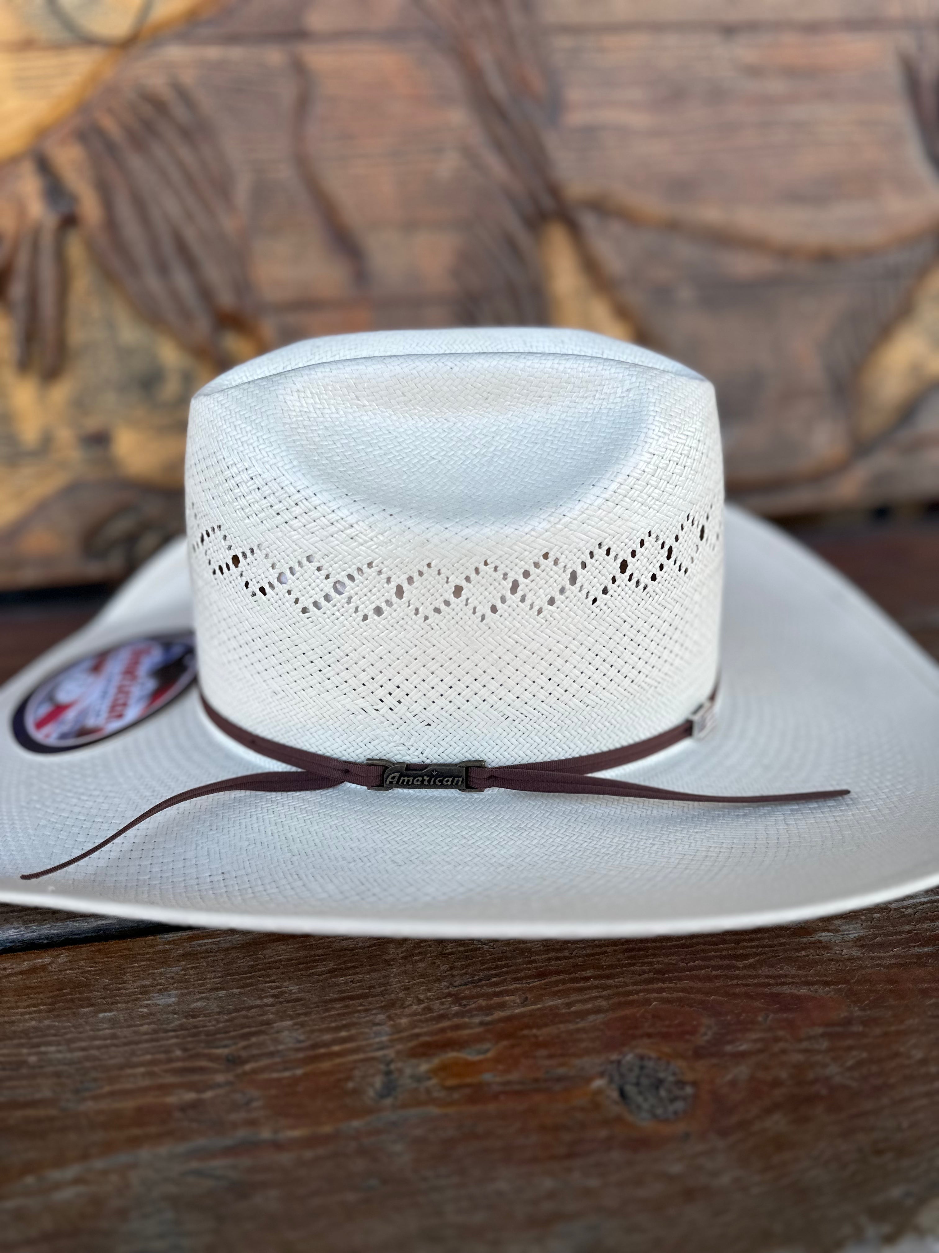 AMERICAN STRAW HAT 7420 PRESHAPED RANCHER/ DRILEX SWEATBAND