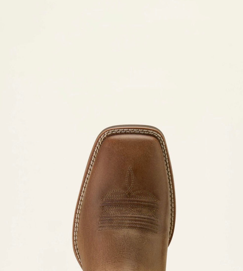 Sport Steer Skull Wide Square Toe Cowboy Boot - Sand Storm - 10064053