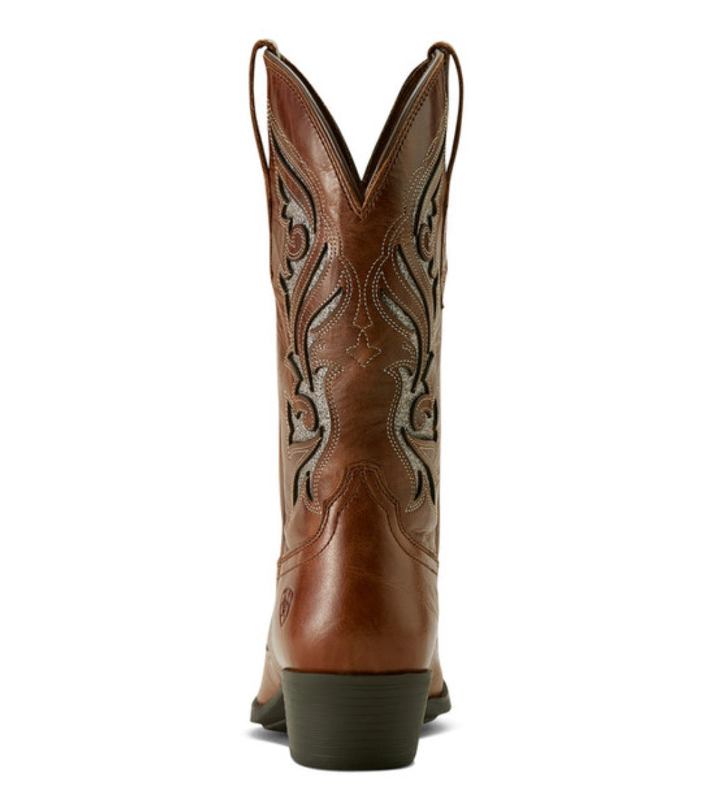 Heritage Bliss X Toe Western Boot - Dark Tan - 10063902
