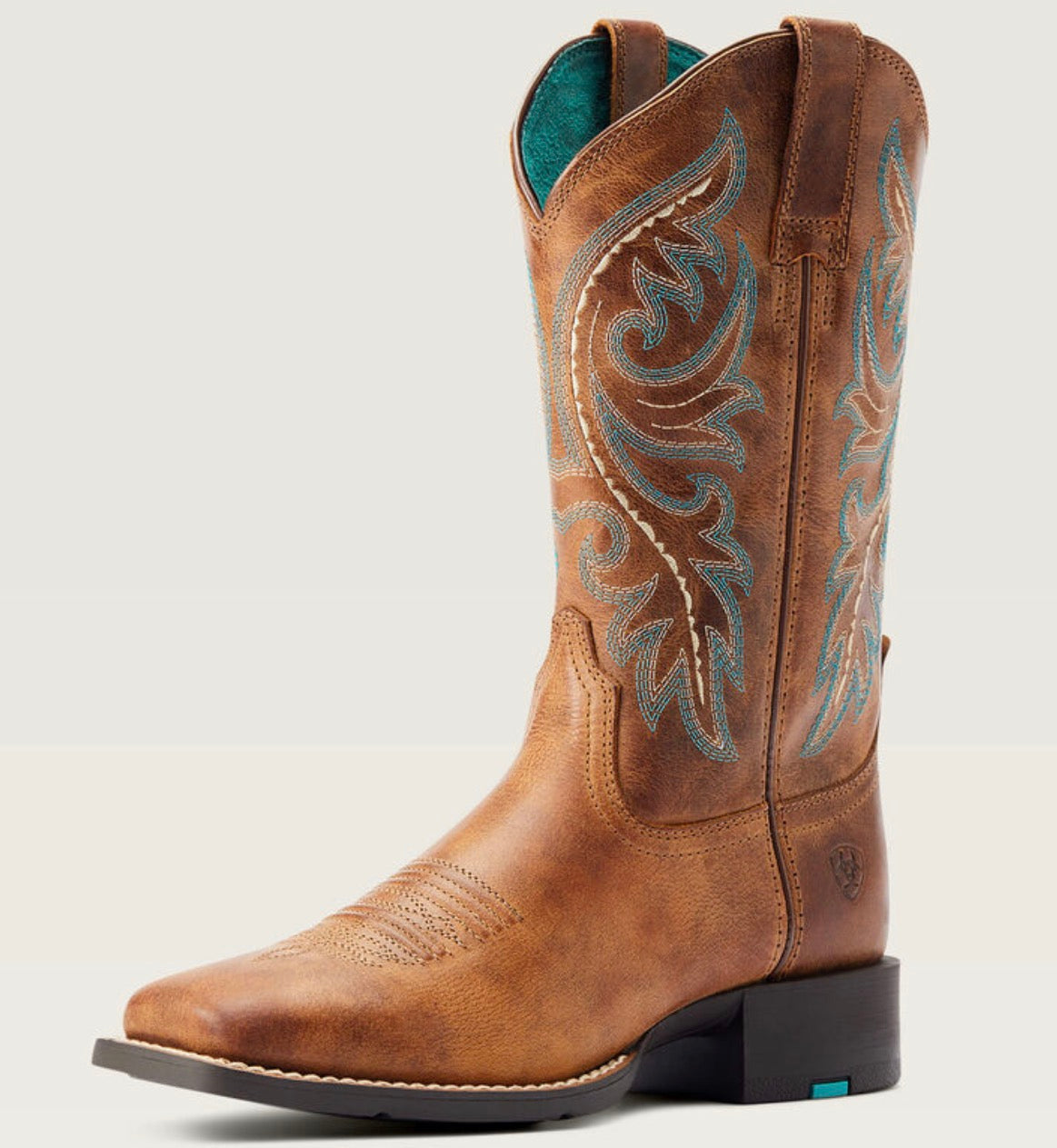 Ariat Women's Round Up Back Zip Western Boot - Desert Sand -10044432