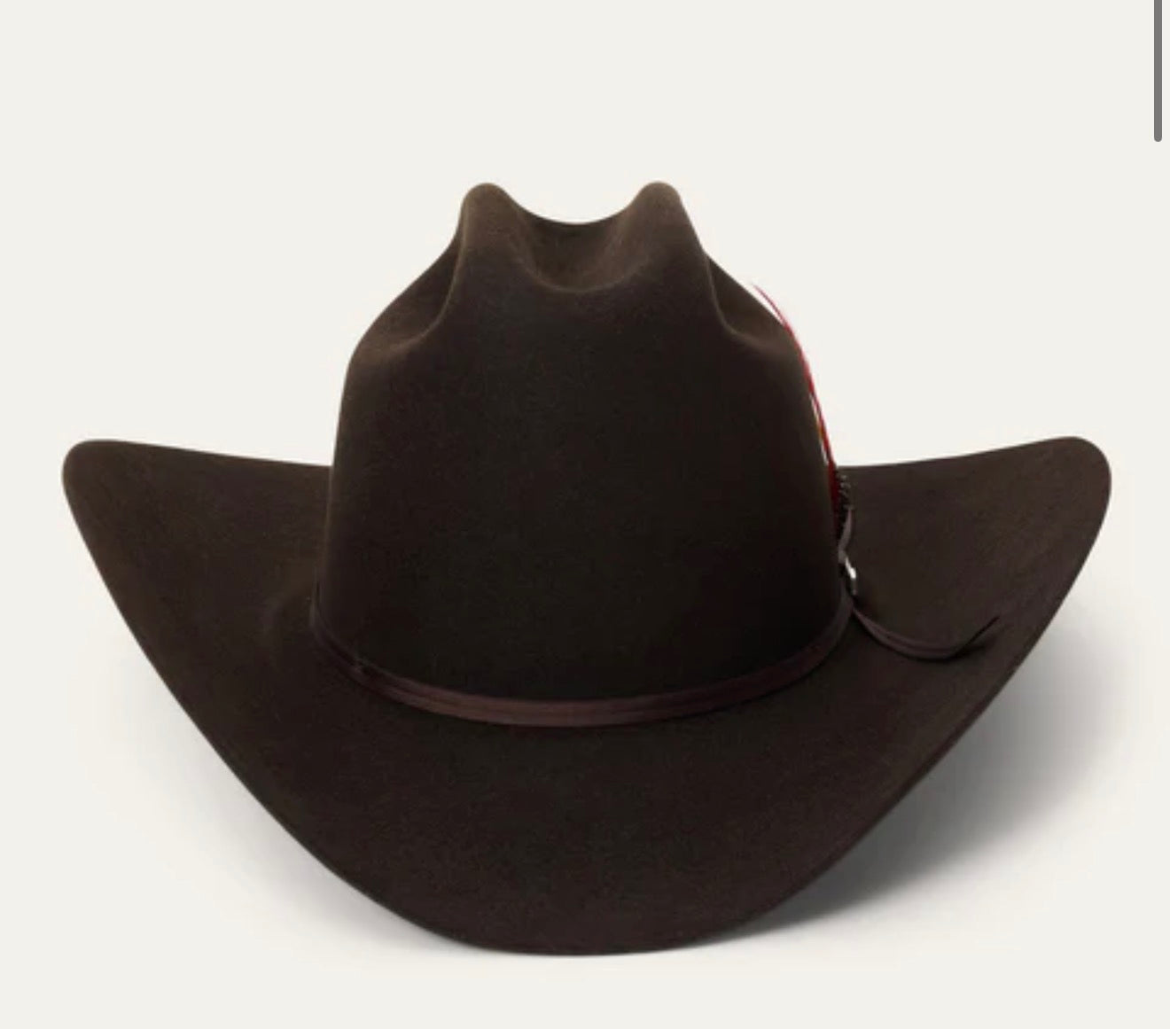 STETSON 6X - RANCHER - CHOCOLATE FUR FELT HAT