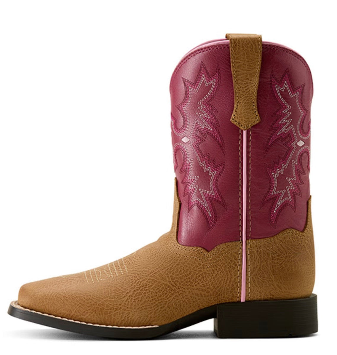 Ariat Tombstone Wide Square Toe Western Boot - Rosebud - 10063835