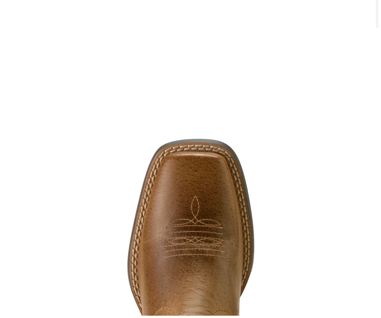 Ariat Stampede Wide Square Toe Western Boot - Desert Brown - 10063827