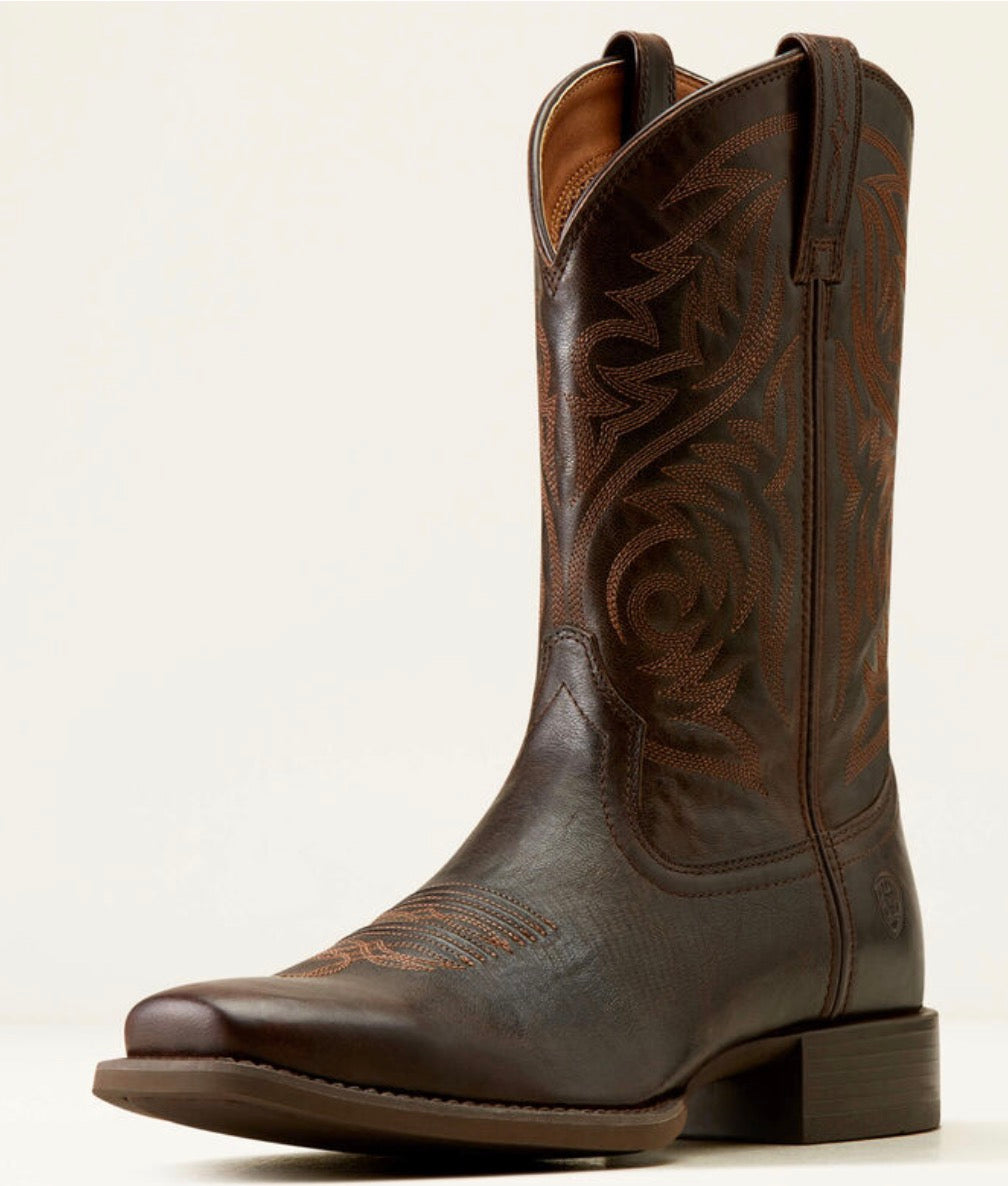 Ariat Sport Herdman Burnished Brown - Boots Men’s Western - 10050990