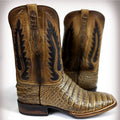 BLACK JACK BOOTS - ZEBRA CHOCO MINK - CAIMAN BELLY