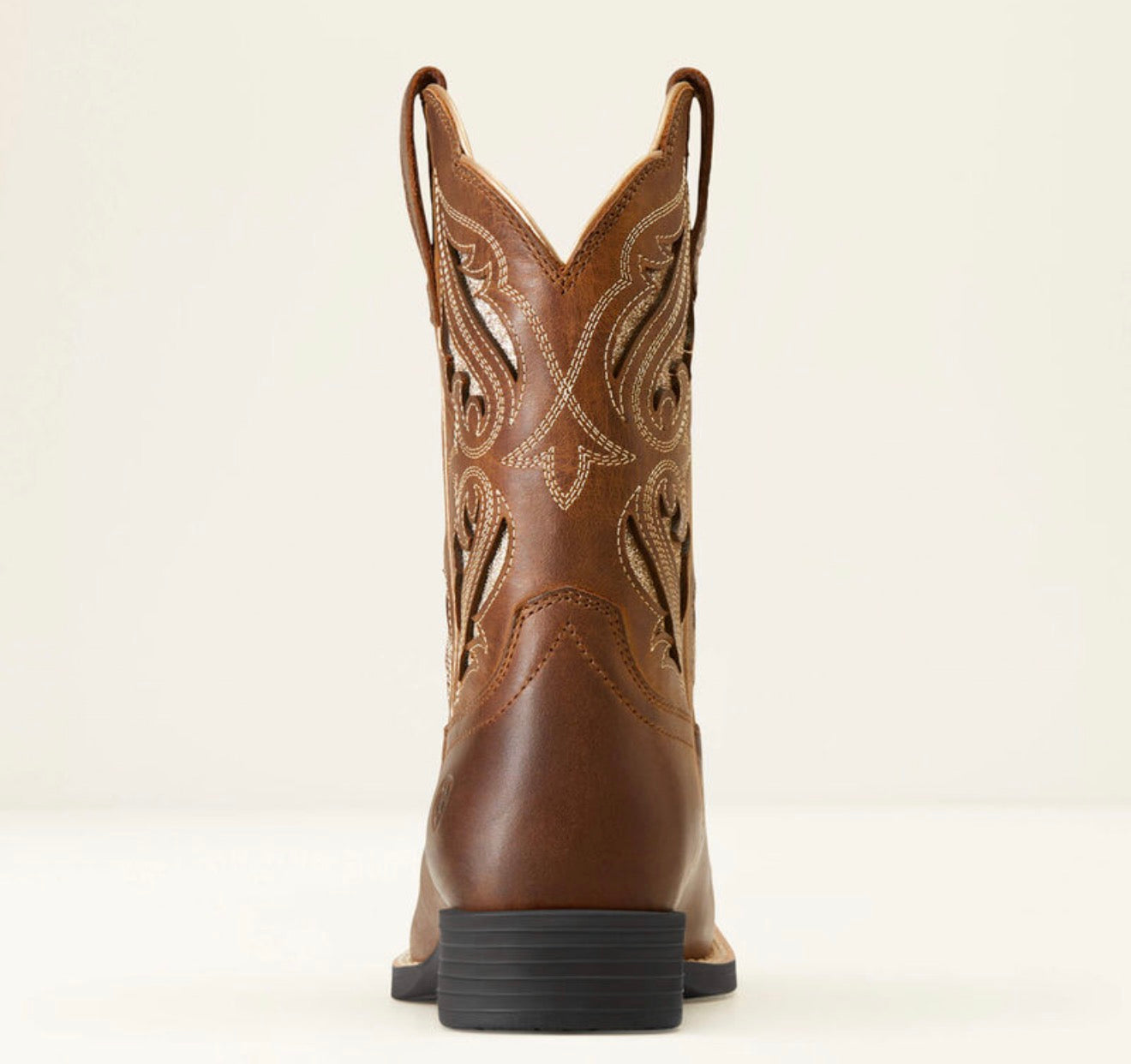 Western Big Rig Wide Square Toe Cowboy Boot - Distressed Brown - 10046884