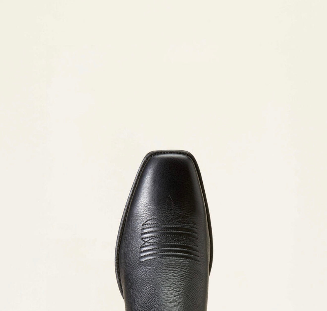 Booker Ultra Square Toe Western Boot - Black Deertan - 10046984
