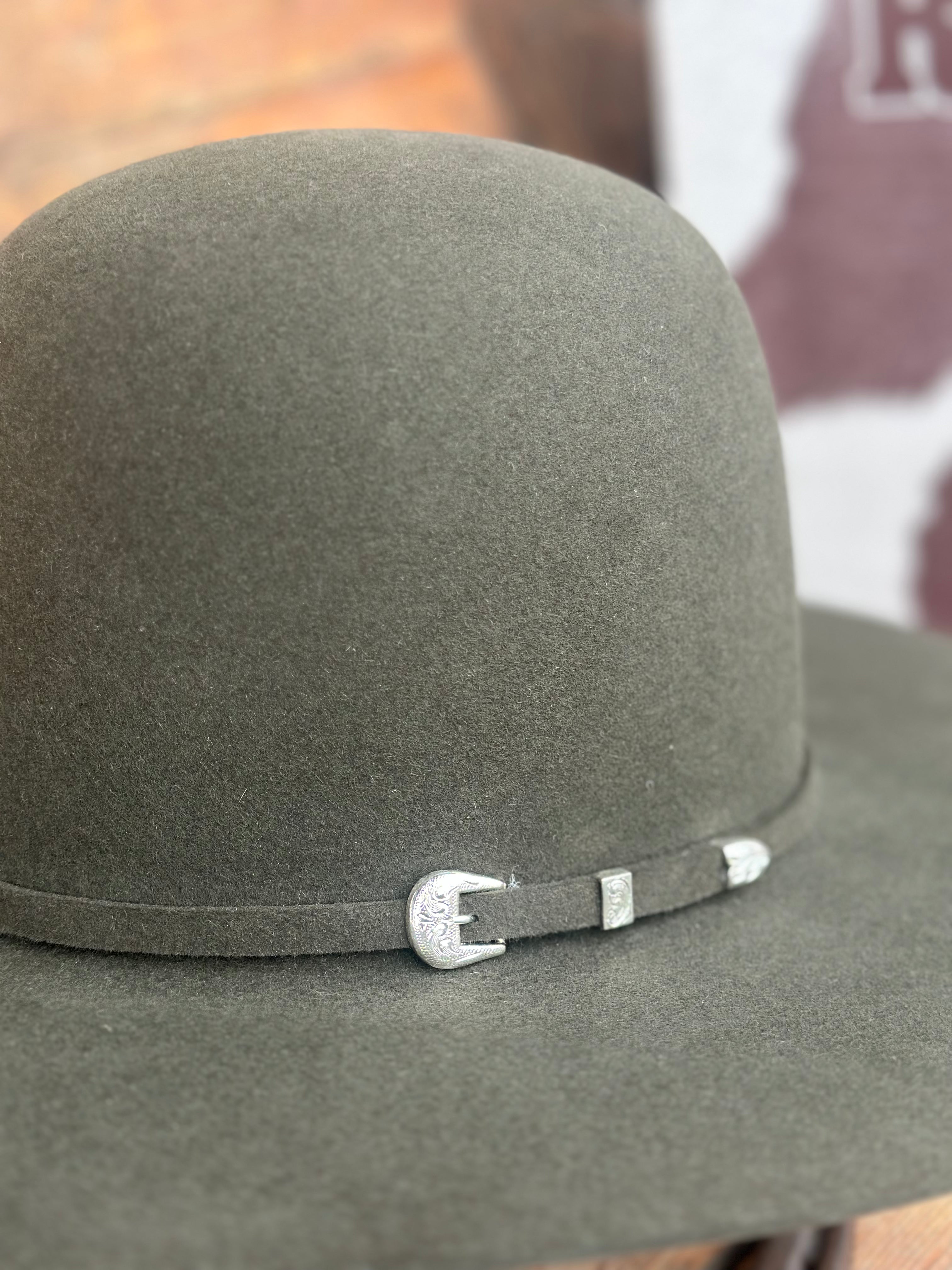 RESISTOL MIDNIGHT 6X SAGE FUR FELT COWBOY HAT