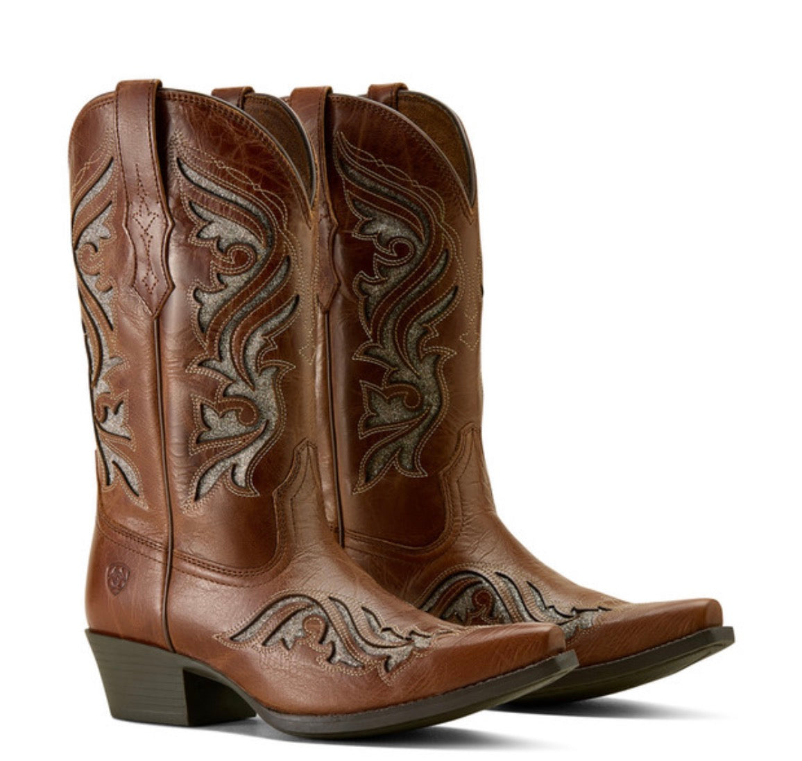 Heritage Bliss X Toe Western Boot - Dark Tan - 10063902