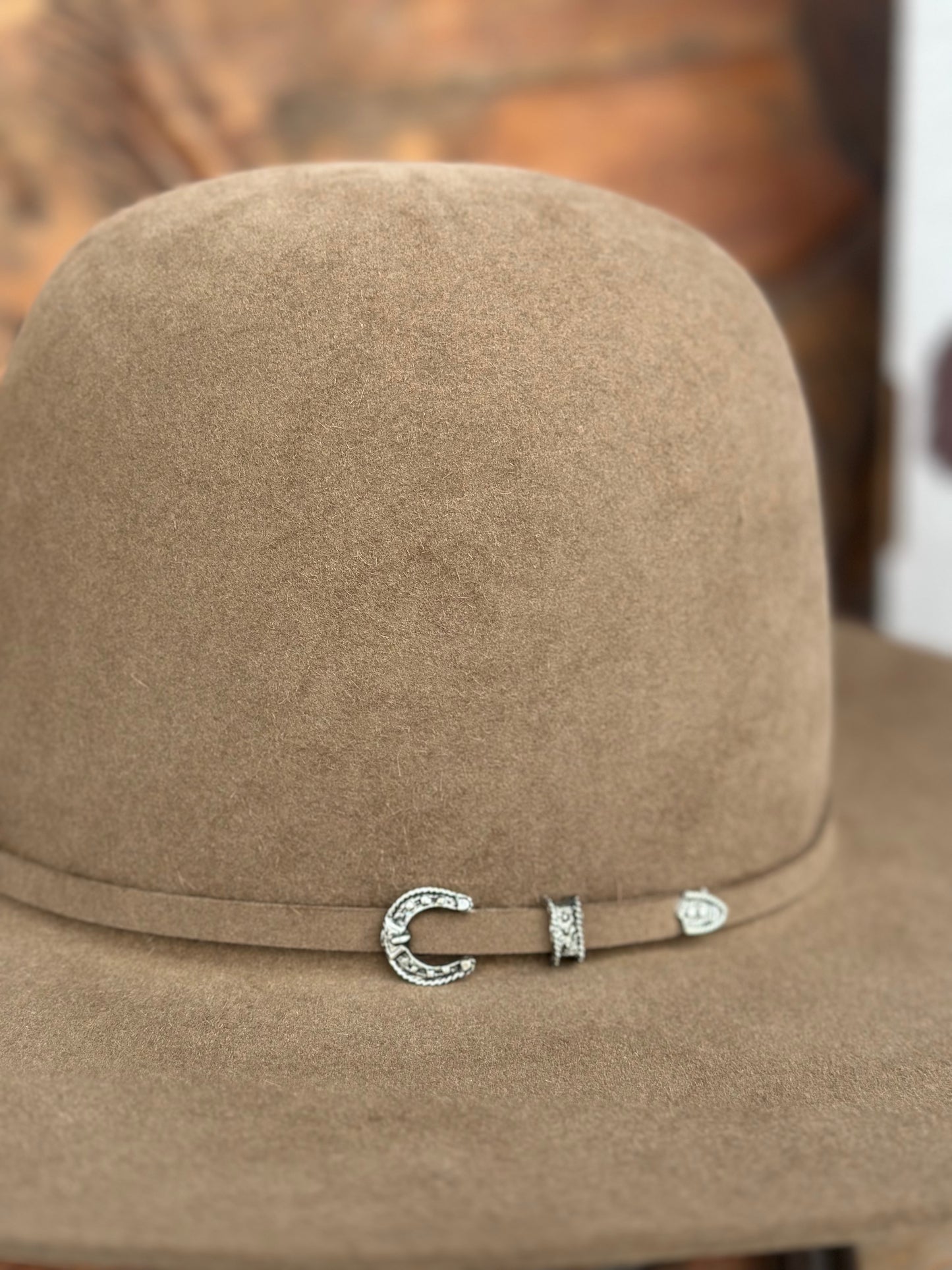 RESISTOL “ROUGH N READY” 30X DU DUNN BEAVER FUR FELT COWBOY HAT