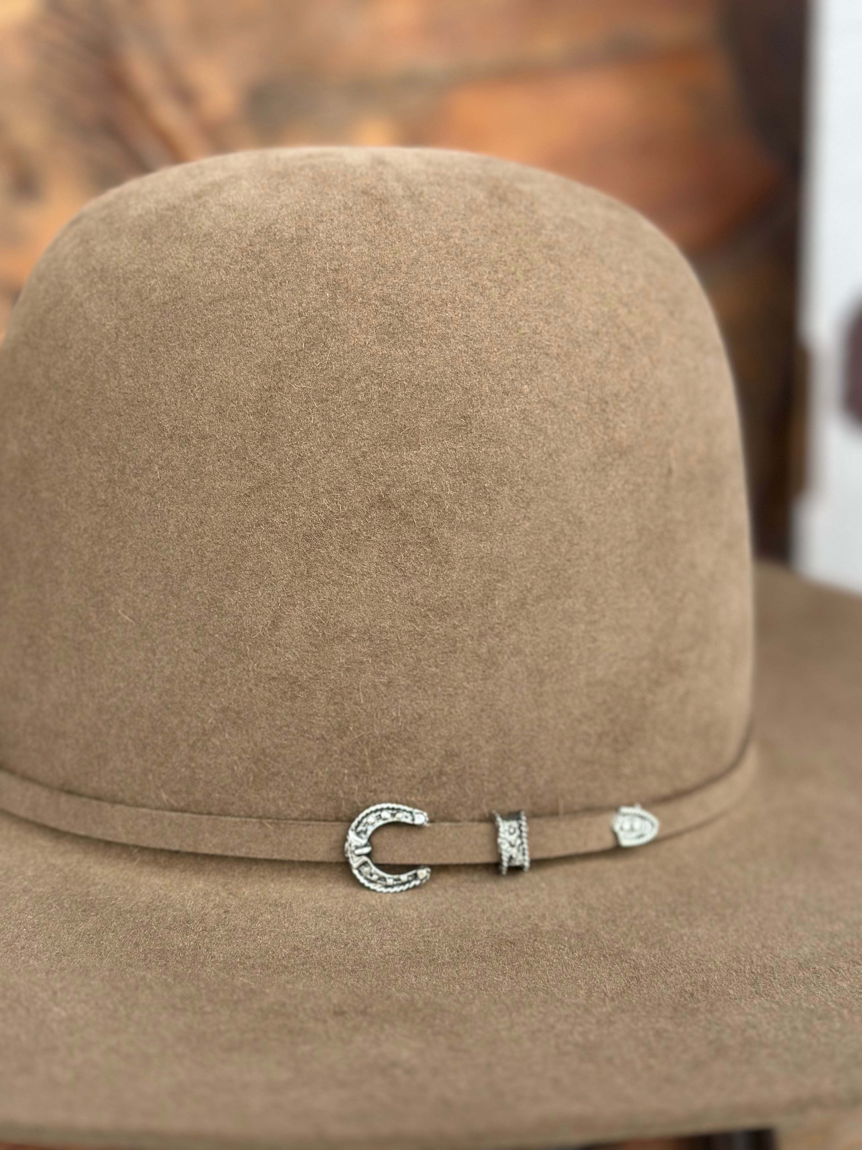 RESISTOL “ROUGH N READY” 30X DU DUNN BEAVER FUR FELT COWBOY HAT